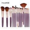 Maange 18 PCs Soft Fluffy Makeup Brushes Set for cosmetics Foundation Blush Powder Eyeshadow Kabuki Blending Makeup brush beauty - 18 makeup brushes p