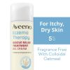 Aveeno Eczema Therapy Rescue Relief Treatment Body Gel Cream, Steriod Free Lotion, Fragrance Free, 5 oz - Aveeno