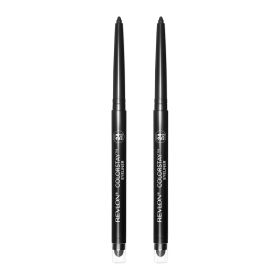 Revlon ColorStay Pencil Eyeliner with Built-in Sharpener, 201 Black, 2 Pack - Revlon