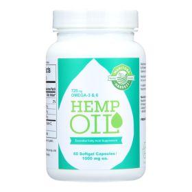 Manitoba Harvest Hemp Oil - 1 Each - 60 Sgel - Default