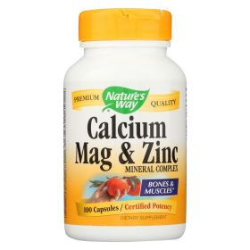 Nature's Way - Calcium Mag And Zinc - Mineral Complex - 100 Capsules - Default