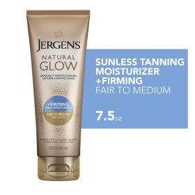 Jergens Natural Glow Body Lotion, Fair to Medium Skin Tone, 7.5 fl oz - Jergens