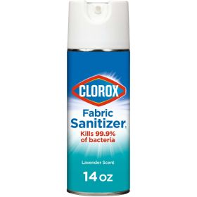 Clorox Bleach-Free Fabric Sanitizer and Odor Eliminating Spray, Lavender, 14 oz - Clorox