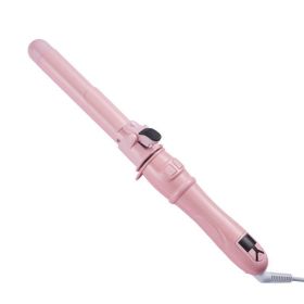 LCD Temperature Controlled Automatic Hair Curler - Pink