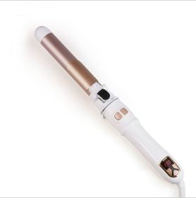 LCD Temperature Controlled Automatic Hair Curler - White