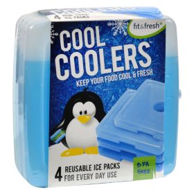 Fit And Fresh Kids Cool Coolers - 4 Packs