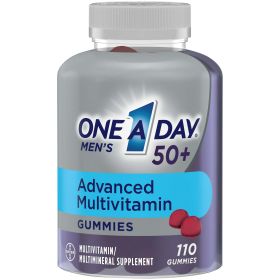 One A Day Men's 50+ Gummies Multivitamin w/ Immunity and Brain Support;  110 Count - One A Day