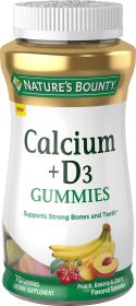 Nature's Bounty Calcium + Vitamin D3 Gummies;  Multi-Flavored;  70 Count - Nature's Bounty