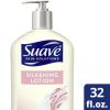 Suave Skin Solutions Body Lotion Silkening with Baby Oil;  32 oz - Suave