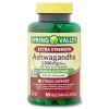 Spring Valley Extra Strength Ashwagandha Dietary Supplement;  1300 mg;  60 Vegetarian Capsules - Spring Valley