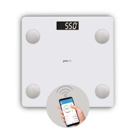 Polosmart PSC12 Prolife Fat Meter Smart Bluetooth Weighing Scale White