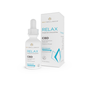 Sky Wellness CBD Relax Oil Drops 1000mg Tropical Smoothie - 1000mg - Tropical Smoothie