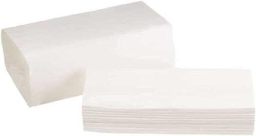 McKesson Paper Towel Multi-Fold 9" x 9.45". Pack of 4000 Tissue Paper White 1-Ply Soft Toilet Tissue for Wall-Mounted Dispenser 250 Sheets Bathroom Ti