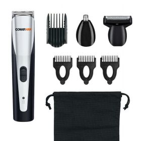 ConairMAN Cordless Lithium Ion Powered All-in-One Face and Body Trimmer for Men Rechargeable GMT24 - Conair MAN