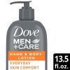 Dove Men+Care Everyday Skin Comfort Non Greasy Hand and Body Lotion, Light, 13.5 fl oz - Dove