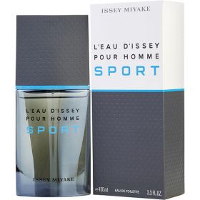 L'EAU D'ISSEY POUR HOMME SPORT by Issey Miyake EDT SPRAY 3.3 OZ - 220291