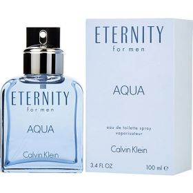 ETERNITY AQUA by Calvin Klein EDT SPRAY 3.4 OZ - 194588