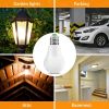 2 Pack Motion Sensor Light Bulb Radar Outdoor Indoor Daylight Motion Activated Dusk to Dawn Bulbs  for Porch Garage Basement Stairwell 4500K E26 A19 L