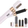 5 in 1 Curling Wand Set Professional Hair Curling Iron for Multiple Hair Types and Styles Fuchsia - Gold