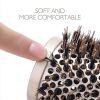 Round Brush SUPRENT Round Brush With Natural Boar Bristles,Nano Thermic Ceramic Coating & Ionic Roller Hairbrush For Blow Drying, Curling&St - Medium