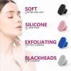 Silicone Face Scrubber-Facial Cleansing Brush Manual Waterproof Cleansing Skin Care Face Brushes for Cleansing and Exfoliating - Black