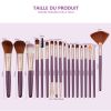 Maange 18 PCs Soft Fluffy Makeup Brushes Set for cosmetics Foundation Blush Powder Eyeshadow Kabuki Blending Makeup brush beauty - 18 makeup brushes p