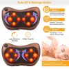 Back Neck Massage Pillow Thermotherapy Kneading Manipulation Massager- Hard Rock Health - US