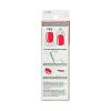 KISS imPRESS Color Long-Lasting Medium Coffin Press-On Nails, Solid Red, 30 Pieces - KISS USA