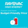 Rayovac High Energy AA Batteries (36 Pack), Double A Batteries - Rayovac