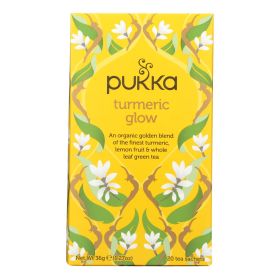 Pukka Organic Herbal Tea Turmeric Glow - Case Of 6 - 20 Ct