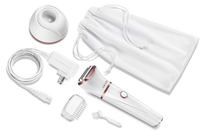 Andis  Electric Shaver for Women  Rechargeable Cordless Wet & Dry Shaver, Lightweight - 6 Piece Kit